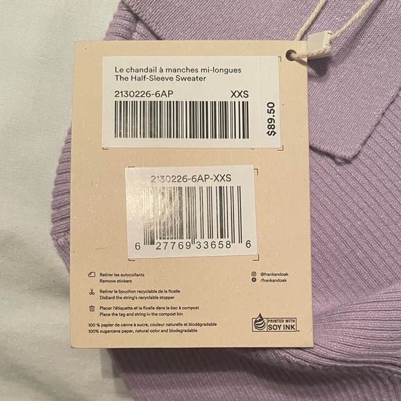 Frank & Oak The Half Sleeve Sweater - Picture 3 of 6